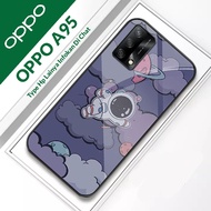 Softcase kaca OPPO A95 Planet case [CP348-OPPO A95] | Case OPPO A95 | Casing hp OPPO A95 | Kesing hp