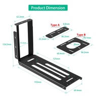 Vertical GPU Mount Bracket 2 Slots Graphics Card Steering Holder with Hardware EGPU Dock External GP