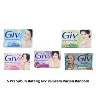 GIV BARSOAP 5pc / GIV BARSOAP / SABUN GIV / GIV