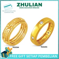 RG5264 RG5265 ZHULIAN ORIGINAL MURAH CINCIN BUNGA LAYER/ CINCIN CARTIER DIAMOND (FREEGIFT + FREE GUA