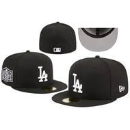 【Baseball Cap】Trendy Full Cap Los Angeles Dodgers Fitted Hat MLB 59FIFTY Full Closed Fitted Hats Top