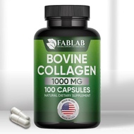 FabLab Bovine Collagen Type I Supplement - Nutritional Supplement for Joint, Nerve & Bone Support -,