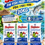 [20KG] F06 Makanan Ikan Air Tawar | Dedak Ikan Siakap Timbul Jenama Seamaster