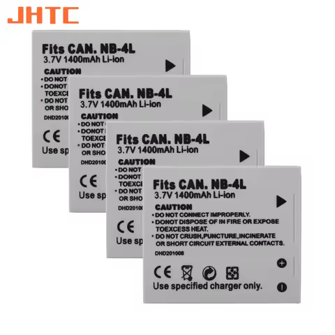 NB-4L Battery For Canon IXUS 30 40 50 55 60 65 80 100 PowerShot SD1000 1100 SD780 SD960 NB 4L Camera