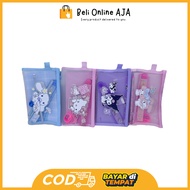 BOA Whimsical Stationery Bundle / 7 in 1 Stationery Set / Ziplock Stationery Pouch Set / Sanrio Moti