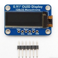 Energy Efficient Monochrome Display Module 0.91Inch 128X32 I2C Protocol Industrial Application
