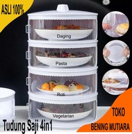 Food Storage Tudung Saji Susun 4 Ukuran Jumbo gratis Ongkir Promo Polos Makanan Meja Kue