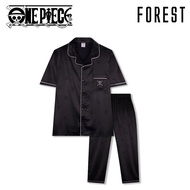 (1 Pc) Forest X One Piece Unisex Satin Spandex Short Sleeve Long Pants Pyjamas Selected Colours - NP