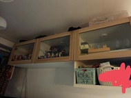 Ikea besta 電視吊櫃連燈