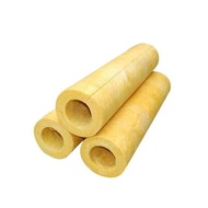 Glass Wool Insulation Pipe Shell Aluminum Silicate Opening Self-Adhesive Aluminum Foil Fireproof High Temperature Resistant Steam Pipe Insulation Rock Wool Pipe/Water Pipe Insulation Cotton / Rock Cotton Glass Heat Preservation Shell