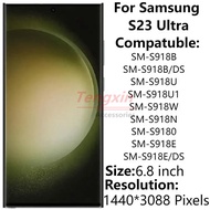 High Quality AMOLED 6.8'' For Samsung S23 Ultra SM-S918E S918B S918U LCD Display With Frame Touch Sc
