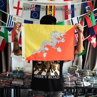 โปรส่งฟรี!!> ธงชาติ ภูฏาน Bhutan Flag 4 Size พร้อมส่งร้านคนไทย.