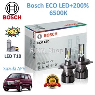Bosch หลอดไฟหน้า รถยนต์ ECO LED+200% 6500K Suzuki APV สว่างกว่าหลอดเดิม 200% รับประกัน 1 ปี แถมฟรี L