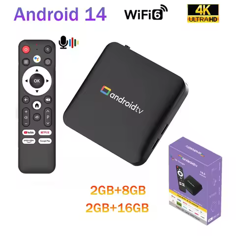 TV Box H96 MAX Amlogic S905L3 Android 14.0 TV Box 4K Video Decording 2.4G/5G WiFi6 Voice Assistant H
