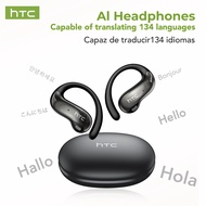 HTC NE19 Bluetooth Earphones OWS Sports Wireless Headphones Powerful Bass AI Translator Earbud Water