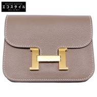 愛馬仕 Constance 超薄皮夾/腰包，成色極佳，B 印記，Epsom 小牛皮 [二手]