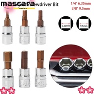 MARA 1Pcs Hex Socket Screwdriver Bit, Hex Head Spanner Driver Bit Square Drive Socket, 1/4'' 3/8" Ma