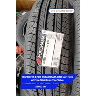185/60R15 E70B YOKOHAMA ASPEC DB 84H Car Tires w/ Free Stainless Tire Valve