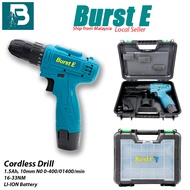 [Burst E] Cordless Drill Cordless Drill Driver 12V Lithium Battery Rechargeable Hand Drill Cordless 