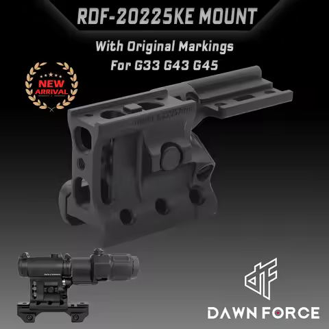 EvolutionGear RDF-20225KE Hybrid Mount Fits for Red Dot and G33/G43/G45 Magnifier