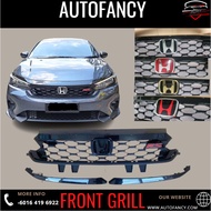 [ 3PCS ] HONDA CITY FACELIFT 2023 - 2024 RS FRONT BUMPER GRILL GRILLE SILVER GOLD BLACK RED WITH LOGO