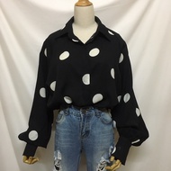 Houyy women's polka dot shirt has a defective product