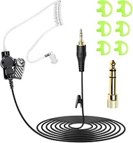 stdgove Broadcast Earset in Ear IFB Earpiece Broadcaster Headset Clear TRS Earpiece Com Invisible Mo