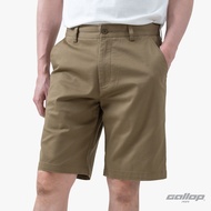 GALLOP : Striped shorts pants กางเกงขาสั้นผ้าทอริ้วผู้ชาย รุ่น GS9029 สี Caramel brown น้ำตาลเข้ม / 