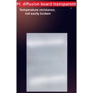 PC diffusion board transparent frosted uniform light board milky white light board lightbox sheet li