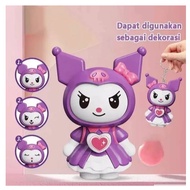 GANTUNGAN Kuromi Pumpkin Face Change Keychain Kuromi Face Swap Pumpkin Keychain Change Face