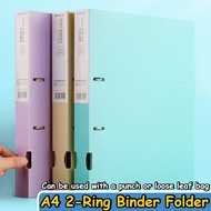 A4 2Ring Binder Arch File Folder Document Paper Organizer Large Capacity File Folder School Supplies
