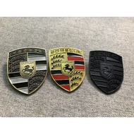 Zinc Alloy Gold Plated Porsche Cover Label Cayenne macan 911panamera boxster Cayenne Car Accessories