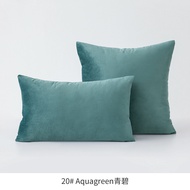 sarung bantal sofa Nordic Ins Style 30x50cm Velvet Sofa Cushion Office Waist Pillow Plush Pillowcase