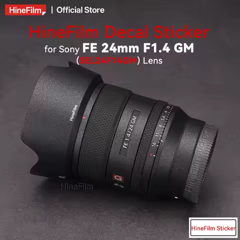 Hinefilm Skin for Sony FE24 f1.4 GM Lens Decal Skins 24GM Protective Wrap Cover FE24F1.4 Sticker SEL
