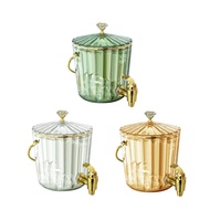 [yiodusi] Drink Dispenser Cold Kettle with Faucet Beverage Bucket Fridge Beverage Dispenser for Lemo