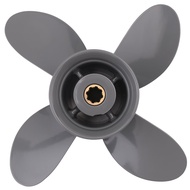 (LAWC) Propeller 4 Blade 9 1/4X10 for Honda and Yamaha Outboard BF8D/BF9.9D BF9.9/BF15A BF15D/BF20 8