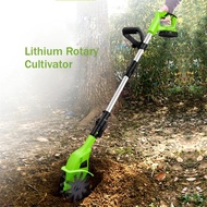 Handheld Micro-tiller Lithium Electric Cultivator Household Small Agricultural Tiller Wireless Lithi