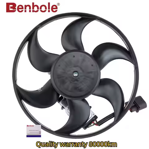 OEM 4F0959455J Right Driver Side Engine Radiator Cooling Fan For AUDI A6 C6 S6 2.7TDI 3.0TDI Diesel