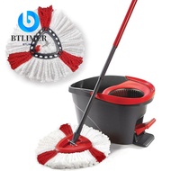 BTLIMER Mop Head Spin Mop For O-Cedar/Vileda Triangle Microfiber for O-Cedar/Vileda