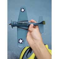 WWll Fighter Jet SBD-3 P-40 BF109 Me-262 Fw190 P-47 D.520 1/72 Diecast display model