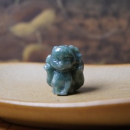 【好人緣】飄花翡翠九尾狐 | 天然A貨翡翠 | 送禮