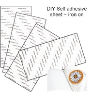 DIY Self adhesive sheet - iron on 20cm