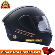 helm ink original / helm full face ink cl max black doft termurah