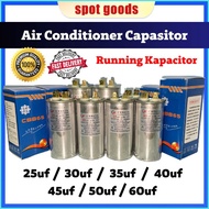 AIRCOND Running Capacitor 25UF 30UF 35UF 40UF 45UF 50UF 60UF Capacitor CBB65 Air Conditioner Kapasit
