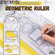 KATAKAN Multifunctional Geometric Ruler Rotatable Junior Architecture Supply High School Drawing Rul