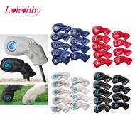 [Lohobby] 9pcs Golf Hybrid Set Kopfbedeckung Utility Club Interchangeable Number Tag