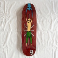 New Deal Mike Vallely Alien Red 9.18” Skateboard Deck