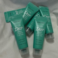 | DEWYTREE Dark Green Calming Clay Gel AC CTRL Deep Sample Face Mask Clay Mask Gel Mask