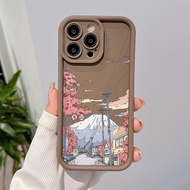 Cherry blossom Phone case for OPPO A38 A18 A98 A38 A53 A12 A76 A58 A55 reno11 reno10 reno8 reno7 reno6 reno5 reno4 Soft Shockproof Silicone cover