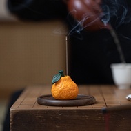 Creative Ceramic Ugly Orange Incense Burner 5Q44, Auspicious and Prosperous, Home Indoor Incense Hol